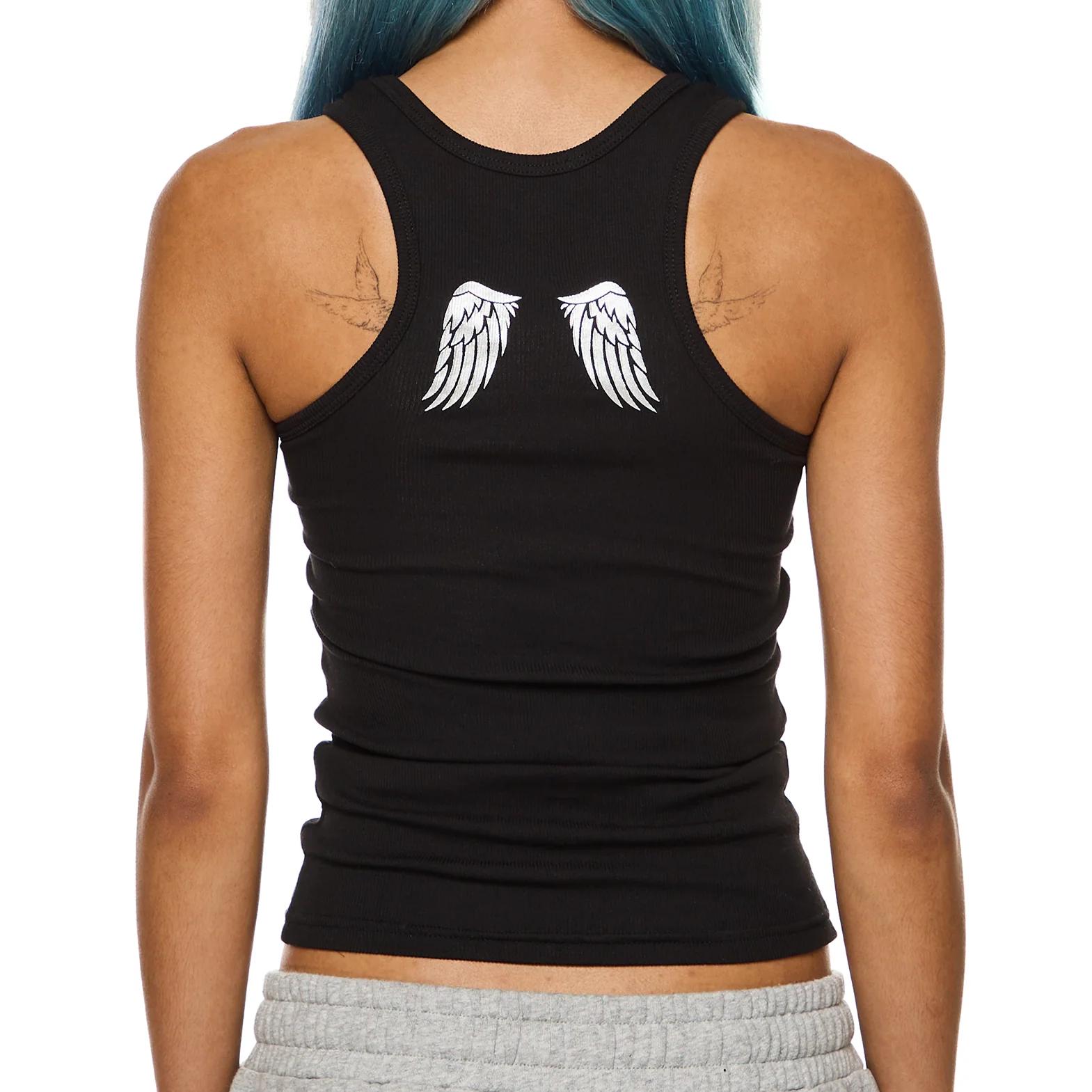 Angel in Training Tank - Black - Image 3