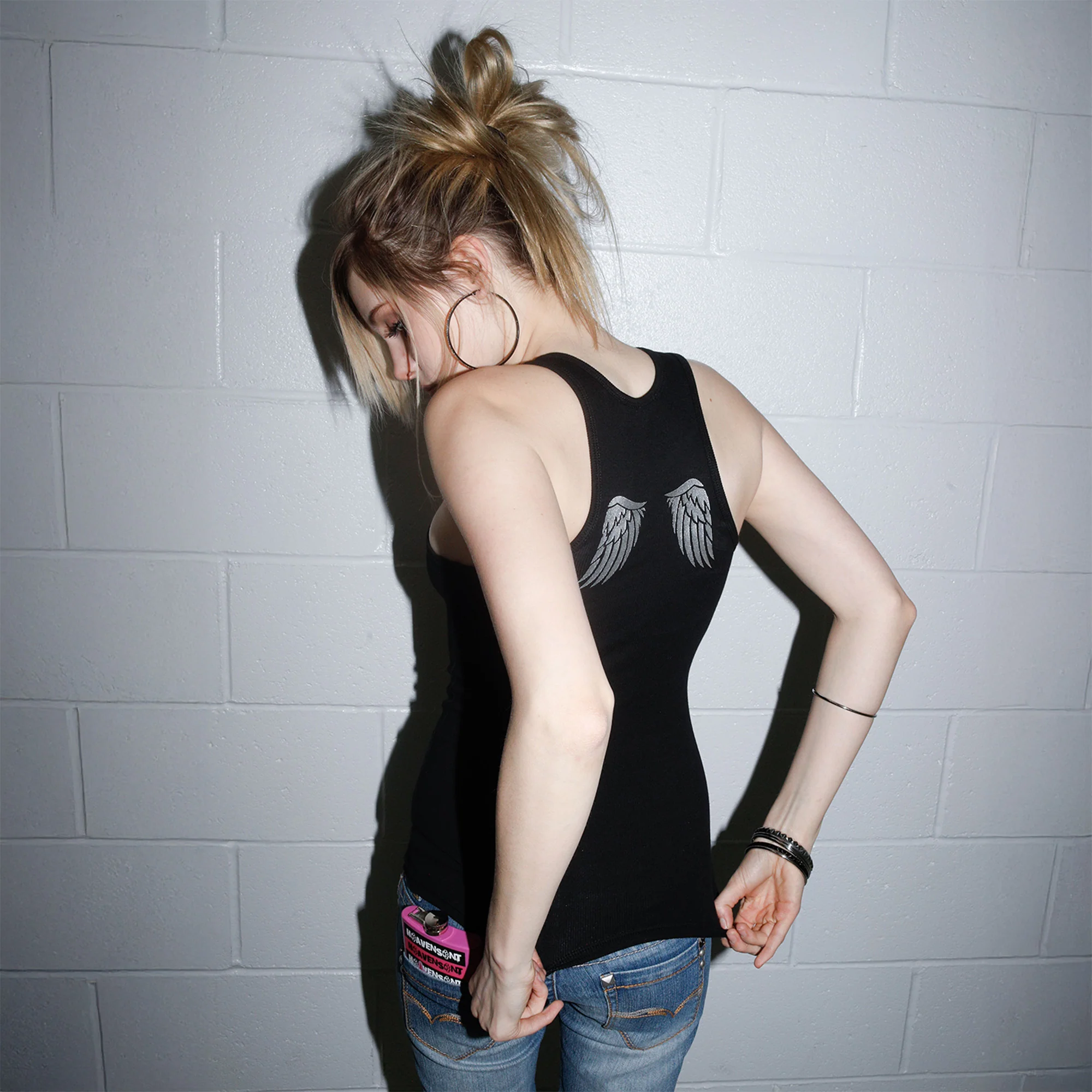 Angel in Training Tank - Black - Image 6